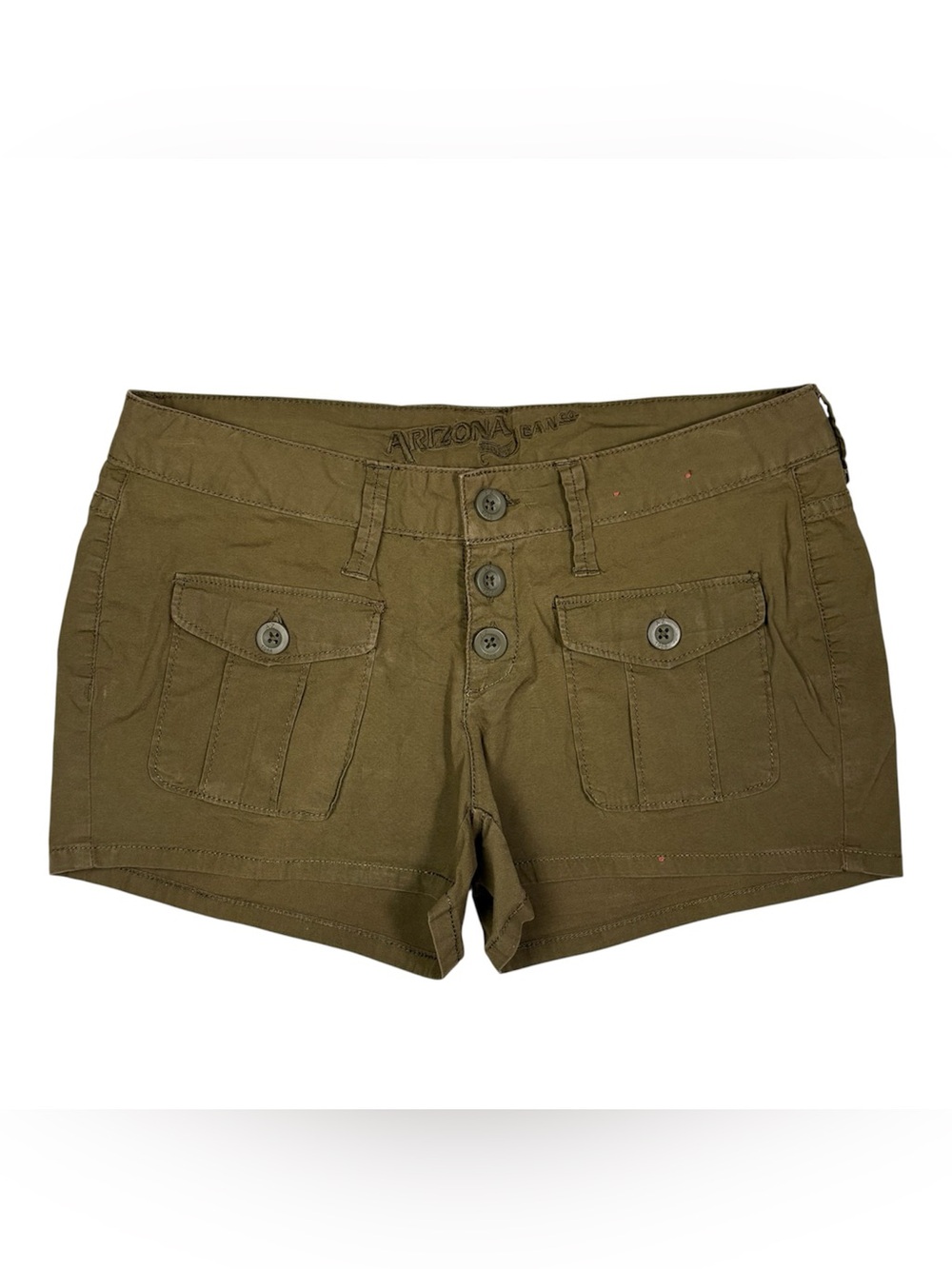 Olive Green Cargo Shorts